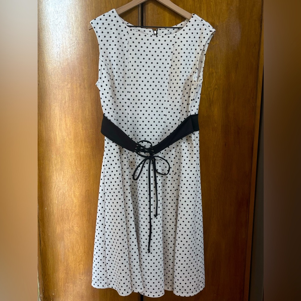 Danny & Nicole Polka Dot Dress